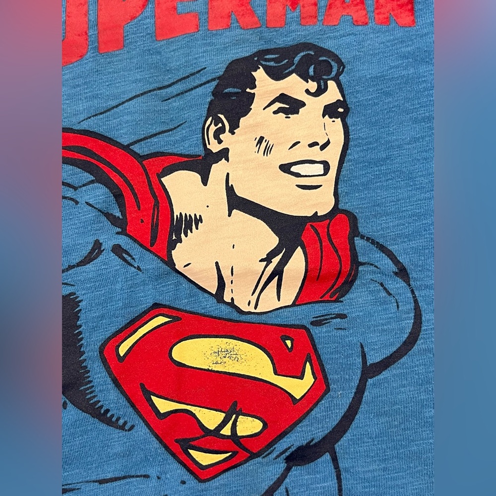 VGUC DC x Gap Toddler Blue Superman Graphic Tee - Picture 2 of 6